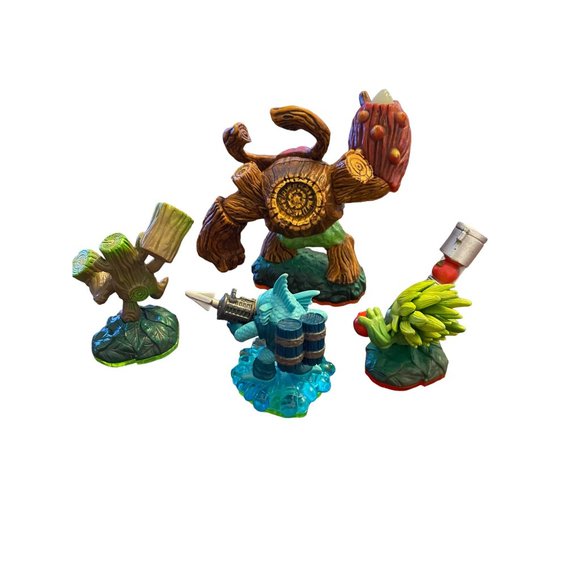 Skylanders Gaming Figures Gill Grunt Trap Team Stump Smash Tree Rex - Picture 4 of 9